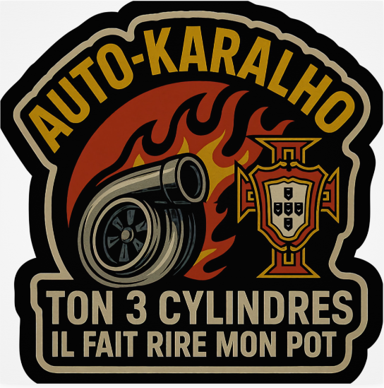 Sticker- TON 3 CYLINDRES IL FAIT RIRE MON POT