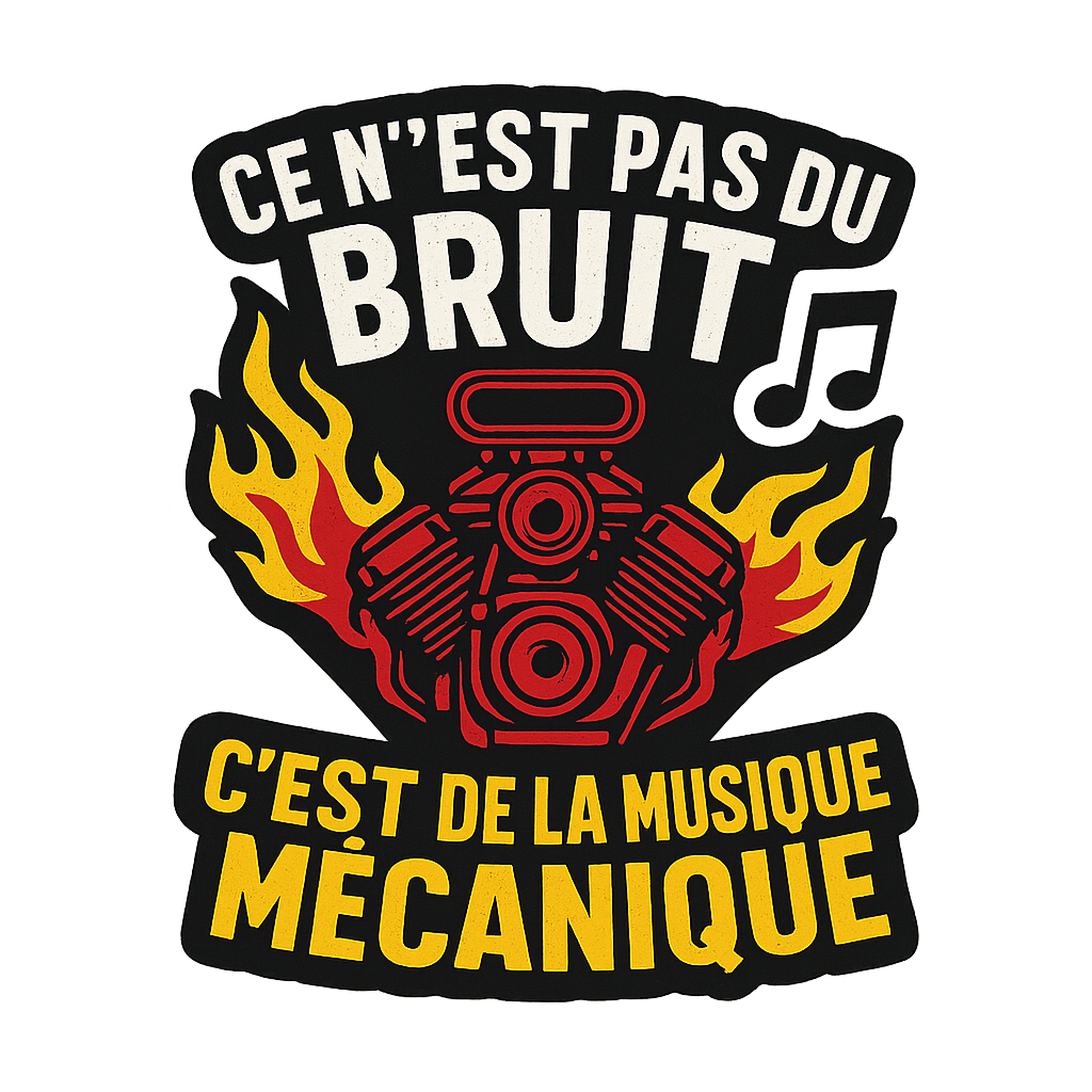 Sticker - Ce n’est pas du bruit. C’est de la musique mécanique.
