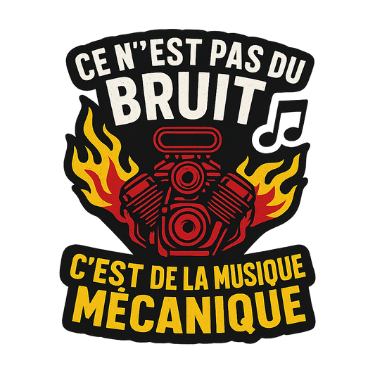 Sticker - Ce n’est pas du bruit. C’est de la musique mécanique.